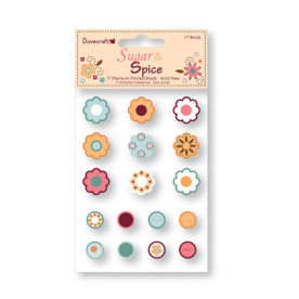Брадси від Sugar & Spice Brads 17 шт. від Dovecraft