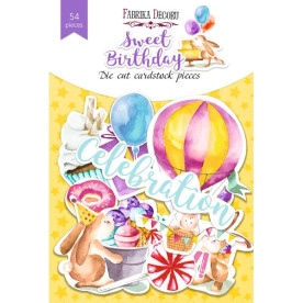 Набор высечек, коллекция Sweet birthday, 54шт, Фабрика Декору