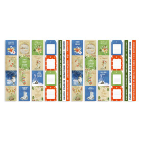 Набор полос с картинками для декорирования Awaiting Christmas, Фабрика Декору