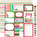 Двусторонний лист бумаги Journaling Cards от Echo Park
