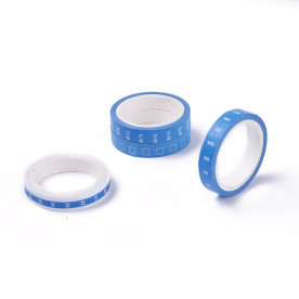 Набор бумажного скотча Для планеров, синий, 4 шт, 8 мм, 5 м в рулоне