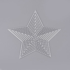 Набор ножей для вырезания Звезды, 11 см, 8 шт