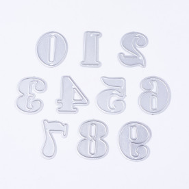 Набор ножей Цифры, 10 шт., высота 29 мм