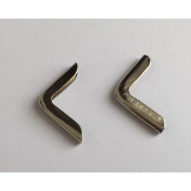 Набір куточків для альбомів, 4 шт, колір нікель, 15х2 мм