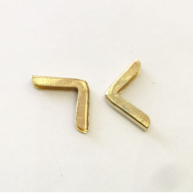 Набор уголков для альбомов, 4 шт, цвет золото, 15х2 мм