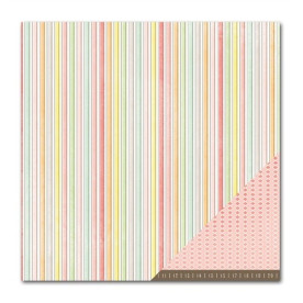 Двосторонній аркуш паперу Lucky Laugh, Neapolitan, Dear Lizzy від American Craft