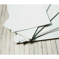 Полотно на картоні білий розмір 11,5х20 см, ТМ Курдібановская