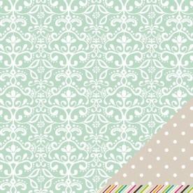 Лист Скраппапір з лаковим покриттям Lavender Grill Varnish від American Crafts