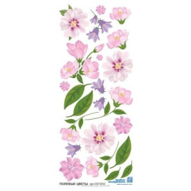 Картинки Польові квіти 13х30 см, ТМ Курдібановская