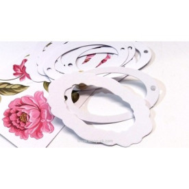 Висікання рамки білі (2 види по 5 шт, всього 10 шт), ТМ Курдібановская