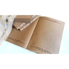 Блок для блокнота крафт А5, 100 аркушів, ТМ Курдібановская