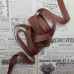 Шеббі-стрічка Redwood Brown - Hug Snug, 14 мм, 90 см