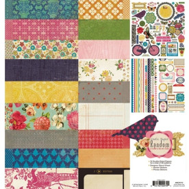 Набір паперу Crate Paper - Random Collection Kit, 18 + 3 листа