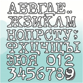 Набор ножей для вырубки Напечатано на машинке, Mimicut