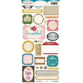 Набор наклеек Random Phrase Stickers, Crate Paper