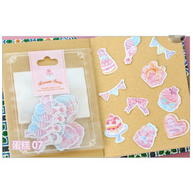 Набір наклейок Солодке свято, 70 шт, 10.5х9 см