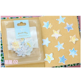 Набір наклейок Зірочки, 70 шт, 10.5х9 см