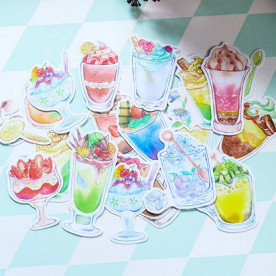 Набір наклейок Десерти, 20 шт
