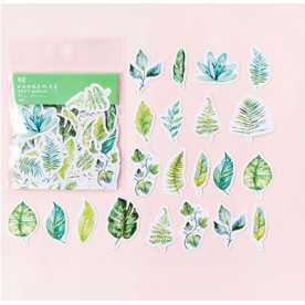 Набір наклейок Зелень, 45 шт