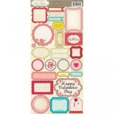 Набор наклеек Phrase Stickers - Paper Heart, Crate Paper