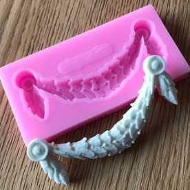 Молд Объемный декор, 8х4 см