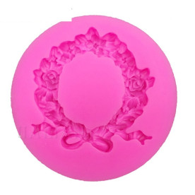 Молд Круглый венок, 6.5 см