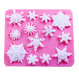 Молд Сніжинки, 9.3х8.6 см