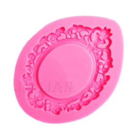 Молд Овальная рамочка, 10х7.5 см