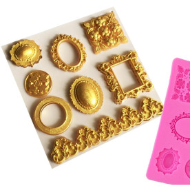 Молд Фігурний декор, 9х9 см