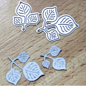 Ніж для вирізання Набір листочків, 2 шт, 61х45 мм