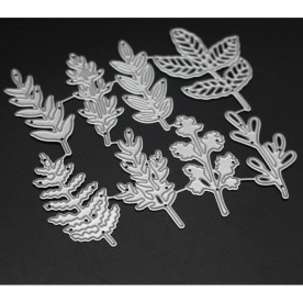 Ніж для вирізання Листя, 8 шт, 10х10 см