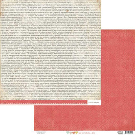 Двусторонная скрапбумага Paper Heart - Define от Crate Paper