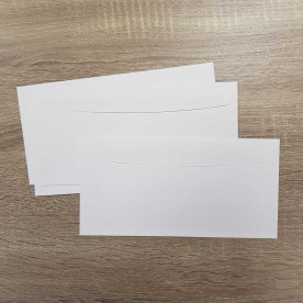 Конверт Е65 110х220 мм +лента, белый, 100 г/м2