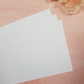 Заготівля для листівки, вертикальна, білий, 400 г / м2, 10.8х15 см