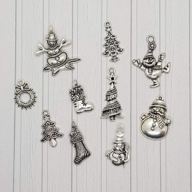 Набір підвісок Новий рік, 10 шт.