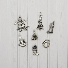 Набір підвісок Новий рік, 7 шт.