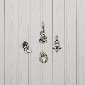 Набор подвесок Новый год, 4 шт.