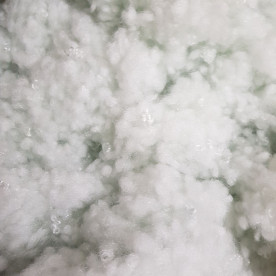 Холлофайбер 8 мм, вторичный, белый с сероватым оттенком, 50 грамм