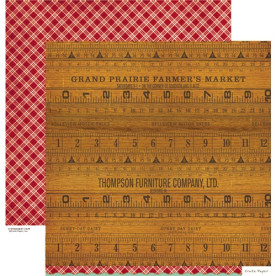 Двосторонній скраппапір Farmhouse - Farmer's Market від Crate Paper