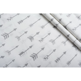 Ткань белая стрелка, 40х50 см, хлопок