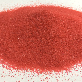 Декоративний кольоровий пісок, колір червоний, 50 грам