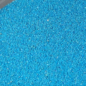 Декоративний кольоровий пісок, колір блакитний, 50 грам