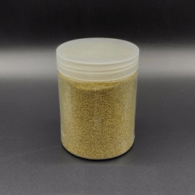 Декоративный цветной песок, цвет золотистый, 470 грамм