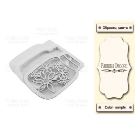 Заготовка для шейкера Snowflakes in jar 9,2х6,5 бежевый, Фабрика Декора