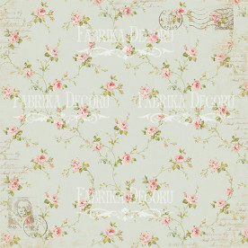 Аркуш двостороннього паперу для скрапбукінгу Letters of love # 8-04, Фабрика Декору