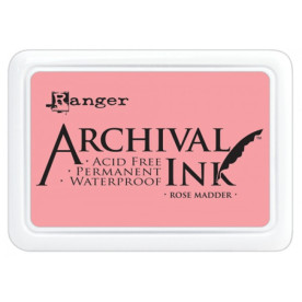Перманентні чорнило для Штампінг Archival Ink Rose Madder від Ranger