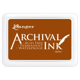 Перманентні чорнила для Штампінг Archival Ink Sepia від Ranger