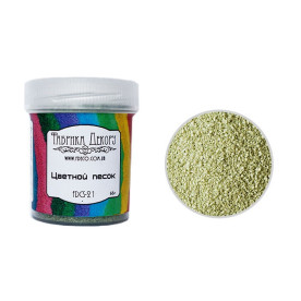 Кольоровий пісок Зелений рустик, Фабрика Декору