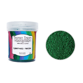 Кольоровий пісок Лісова зелень, Фабрика Декору