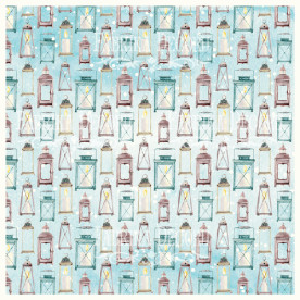 Деко веллум (лист кальки с рисунком) Фонари, Фабрика Декору